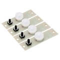 Miniatyrbild 4 av 8: 4-delad solcellslampa kretskort med infraröd kroppsinduktionsstyrmodul för 3,7V elektroniska komponenter