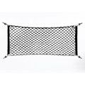 Miniatyrbillede 1 af 5: 90x40cm sort plastik nylon bilopbevaringspose Lastbil bagfragtnet Bagageorganisator krogpose