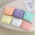 Miniatyrbillede 6 af 10: Quiltet make-up taske Rejsetoilettaske HVID white
