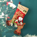 Miniatyrbilde 2 av 5: 22" julestrømpe Reinsdyrsnømannstrømpe Juleferiefest Peisdekorasjon