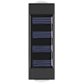 Miniatyrbilde 1 av 5: Utendørs solcellelanterner lampe, 2 LED stripe vegglamper