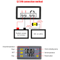 Miniatyrbillede 2 af 5: 12v temperaturregulator dual led digital display smart termostat mikro temperatur kontrol board velegnet til indendørs