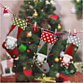 Miniatyrbild 2 av 5: Julstrumpa Hängmantelstrumpa, Presentpåse Godispåse, Tomte, 2st LYCXAMES