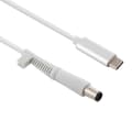 Miniatyrbillede 3 af 4: Til HP bærbar USB-C / Type-C til 7,4 x 0,6 mm strømopladningskabel, kabellængde: ca. 1,5 m White