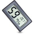 Miniatyrbilde 4 av 5: 5 stykker temperatur- og fuktighetsmåler med svart digitalt display, innebygd sonde, sendes uten batteri