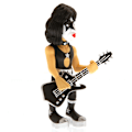 Pikkukuva 4 / 4: Kiss The Starchild MiniX Samlarfigur Svart/Wh Black/White One Size