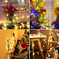 Miniatyrbillede 2 af 5: 40 Bolde 6M String Lights, Small Ball Fairy Lights, Varm hvid, Dekoration til jul, Halloween, Bryllup, Fødselsdag,