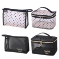 Miniatyrbillede 8 af 10: Mesh kosmetiktaske Makeuptaske SORT EE Black E-E