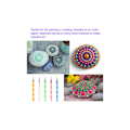 Pikkukuva 3 / 5: 20 kpl maalausstensiili pistetikkujen yhdistelmätyökalu Mandala Spot Tool tee-se-itse maalausstensiilipallopalettisivellin