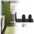 Miniatyrbillede 4 af 5: Portguide glidende jordskinner 1 stk 115*50*65*5 mm (den sorte)