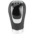 Miniatyrbillede 5 af 5: Bil gearskifteknap, Universal bil gearskifteknap Universal læder håndbold stick hoved gearskifteknap til bil (sort)