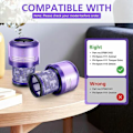 Miniatyrbillede 2 af 5: 3-pakke udskiftningsfiltre til Dyson V11 Cordless Vacuum, Dyson V11 Torque Drive, V11 Animal, V15 Detect, Sammenlign med Par