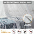 Pikkukuva 3 / 5: Hyttysverkko päiväpeite, hyttysverkko sisätiloissa olevaan king-size-vuoteeseen, ulkomatkaverkko, minimireikä: 300 mesh, nopea ja helppo
