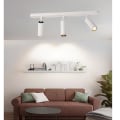 Miniatyrbillede 5 af 5: Tre hoved spotlight led hjem loftslampe dobbelt hoved soveværelse
