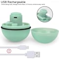 Miniatyrbild 4 av 5: USB uppladdningsbar kattbollleksak, interaktiv automatisk roterande boll med glödande ljus ABS-leksak Smart LED-lekboll för Pe