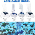Pikkukuva 3 / 5: 8 mutteria power , sovitettava Polaris 280 180 380 3900- D15 - Robot Pool Cleaner