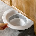 Miniatyrbilde 2 av 5: Universalt sammenleggbart badekar for eldre, gravide, hemoroiderbehandling, postpartumpleie (grå)