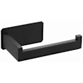 Miniatyrbillede 1 af 5: Toiletpapirholder Toiletrulleholder til badeværelse og køkken, rustfrit stål, selvklæbende sort