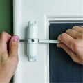 Miniatyrbild 5 av 5: vit skena fjäder automatisk dörrstängare enkel installation osynlig dörrstängare möbeltillbehör lämpliga för hemmet