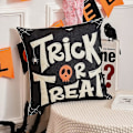 Miniatyrbilde 3 av 5: 4 stk Halloween gresskar putetrekk for sovesofa bil