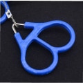 Miniatyrbild 3 av 5: Sladdsåg Rostfritt stål Mini Sladdsåg nödmotorsåg Survival Kit för vandring Camping Survival Emergency Blue，