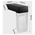Miniatyrbillede 3 af 3: Udendørs LED væglampe med bevægelsessensor, ekstern lampe, udendørs lampe til villa veranda gangbroCatherine Garden Balkon C
