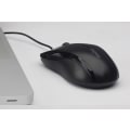Miniatyrbild 3 av 3: USB Wired Mute Mouse för bärbar dator, skrivbord, stationär dator, bärbar optisk mus (svart tvåpack)