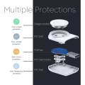 Miniatyrbillede 2 af 3: Bærbart USB-ur Trådløs oplader Magnetisk induktionsopladning Smart oplader,