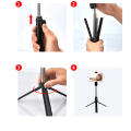 Pikkukuva 4 / 5: Teleskooppinen bluetooth selfie stick stativ matkapuhelin White