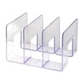 Miniatyrbillede 1 af 5: Transparent Håndtaske Organizer: 3-Seksjons Mini Pung Hylde til Soveværelse Opbevaringsstativ