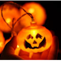 Pikkukuva 2 / 3: Pumpkin Blow Molded Pumpkin String Lights (6 cm iso kurpitsa) [Kahdeksan tilan aurinkomalli] 7m 50 Lights