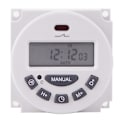 Miniatyrbillede 2 af 4: Digital LCD Power Programmerbar Timer Time Switch DC 24V