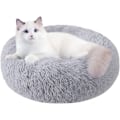 Miniatyrbillede 1 af 5: Katteseng til indekatte, hundeseng til små mellemstore til store hunde ca. 50 cm, vaskbar rund seng til hvalpe og killing