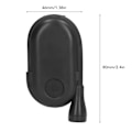 Miniatyrbillede 2 af 5: USB Genopladelig Clip-On Boglampe med Justerbar Lysstyrke og 3 Farvetemperaturer - Sort