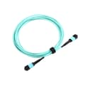 Miniatyrbillede 2 af 5: MPO Patchcord 12 Core OM3 Patchkabel Optisk Kabel Multi Mode OM3 Mpo til 100G 40G Modul 12 Core OM3 Mpo Patchcord C[ht] 5M