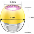 Miniatyrbilde 3 av 5: Myggfellelampe, elektrisk myggdreper (svart)