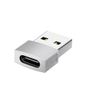Pikkukuva 1 / 5: Type-C-USB3.0-naarassovitin, USB2.0-USB-C-matkapuhelinsovitin, sovitin ((sinkkiseos) C-naaras-USB2.0-uros (hopea)),