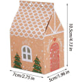 Miniatyrbild 3 av 5: 50 stycken julfestförpackningar, julklappspåsar av kraftpapper, presentförpackningar för bröllopsfavoriter, för presentförpackning, ca.