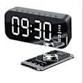 Miniatyrbild 2 av 4: Multifunktionell LED digital väckarklocka och Bluetooth högtalare