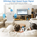 Pikkukuva 2 / 5: wifi-signaalin vahvistin 300M langattoman toistimen signaalinvahvistin (valkoinen)