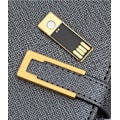 Miniatyrbillede 3 af 3: Business gave opladningsnotebook med ledsager gave u disksæt mobil power notebook (sort guld indbygget 8000 power loop uden pakke),