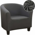 Miniatyrbilde 1 av 5: Hjemmekort All Inclusive Elastisk Sofa Stoltrekk (lys grå)