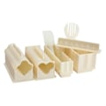 Pikkukuva 3 / 4: Nya DIY Köksredskap Sushi Kit Hem Hälsosam matlagning Sushi Roll Maker Sushi Tools Kit Set Köksredskap Gadget Supply Ten sets of molds, one set