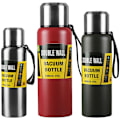 Miniatyrbillede 4 af 5: 304 1000 ml rejsetermos, kaffeflaske, krus med indbygget låg, rustfrit stål, isoleret tekop, sportsvandflaske (sort)—