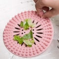 Miniatyrbilde 3 av 5: Blå Grønn Rosa Forskjellige farger To vasker Kloakkfiltre Baderom Gulvavløp Toalett Vask Filter，Filtre for hjemmebruk