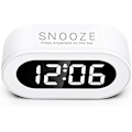 Miniatyrbild 3 av 4: Liten LED digital väckarklocka med snooze-funktion, enkel användning, dimning i full intervall, justerbar väckningsvolym, kompakt