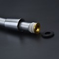 Pikkukuva 3 / 5: (2m) Platinum Silver Knot Proof Anti Twist PVC suihkuletku, hopeanharmaa suihkun sisääntulo kylpyhuoneletku