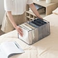 Miniatyrbild 4 av 5: Set med 3 hopfällbara klädlåda Låda Organizer Låda Förvaringslåda Låda Organizer för skjorta T-shirt Byxor Underkläder
