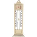 Miniatyrbillede 1 af 5: Digitalt drivhustermometer, Max Min termometer -Udendørs Have Drivhusvæg, Klassisk Design Vægtermometer