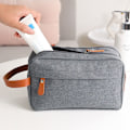 Miniatyrbillede 4 af 10: Herretoilettaske Makeuptaske SORT black